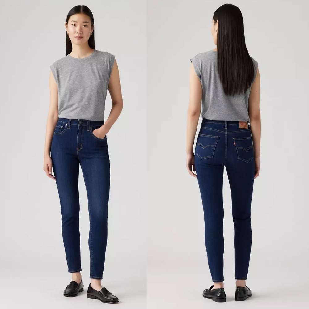 Levi’s 721 High Rise Dark Wash Skinny Jeans SZ 26
